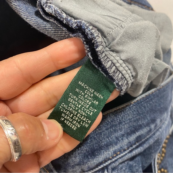 Lauren Jeans Premium Flare Jeans Mid Rise Studs Women’s denim jeans size… - Picture 6 of 9